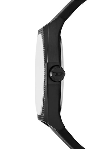 Leren Quartz Horloge - Zwart