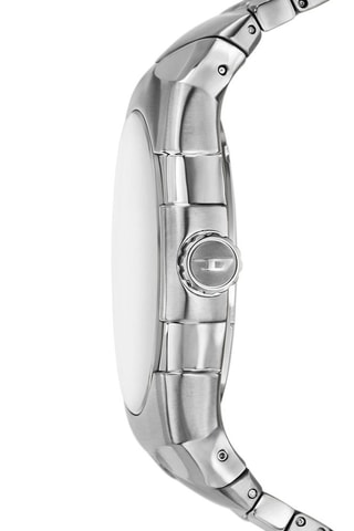 Stalen Quartz Horloge - Zilverkleurig