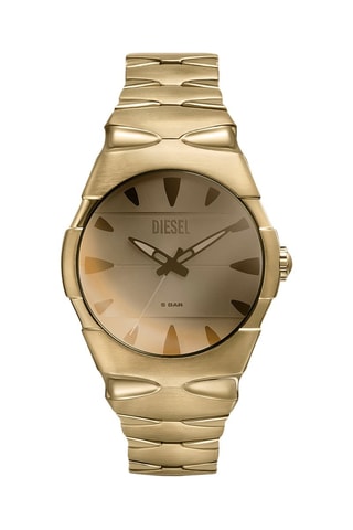 Stalen Quartz Horloge - Goudkleurig