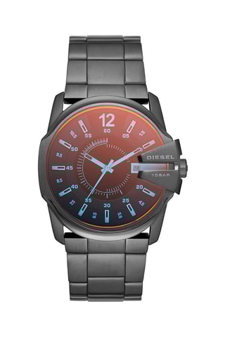 Stalen Quartz Horloge Antraciet