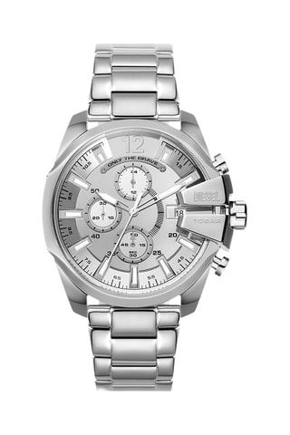 Stalen Quartz Horloge - Zilverkleurig