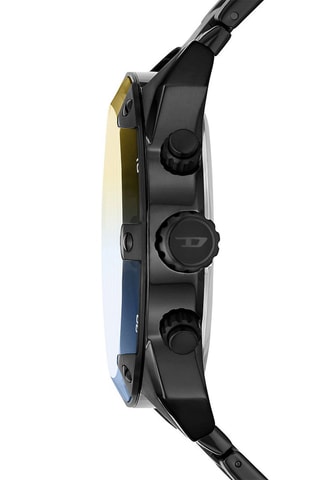 Stalen Quartz Horloge Chronograaf - Zwart