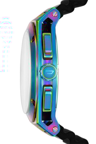 Siliconen Quartz Horloge 
Chronograaf - Zwart