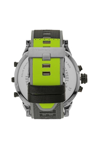 Nylon Quartz Horloge MR. Daddy 2.0 - Grijs en Zilverkleurig