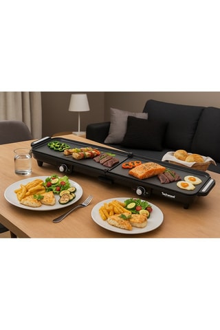 Chapa Teppanyaki dobrável - 70 x 23 cm