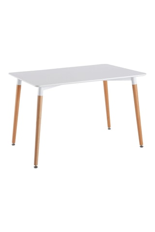 Mesa em madeira - 115,1 x 75,2 x 76 cm