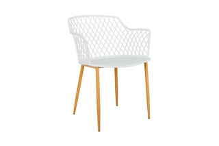 4 cadeirões de exterior Malaga Branco