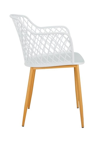 4 cadeirões de exterior Malaga Branco