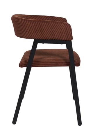 2 cadeirões Scott - Vermelho-tijolo - Em poliéster