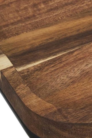 Mesa para sofá em acácia - 40 x 55 x 30 cm