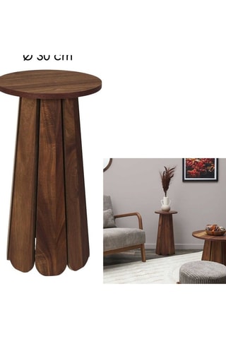 Mesa de apoio Gigogne - Castanho