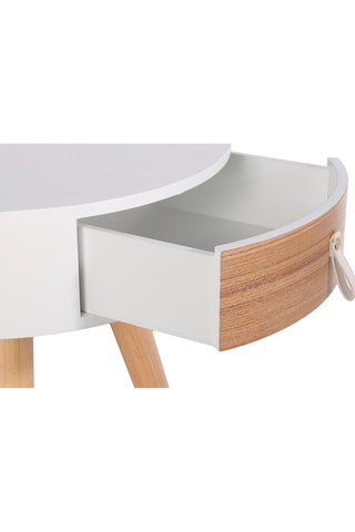 Mesa de cabeceira 1 gaveta Nora - 35 x 35 x 46,5 cm