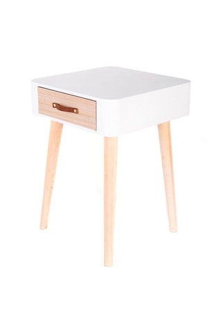 Mesa de cabeceira 1 gaveta - 35 x 35 x 48 cm