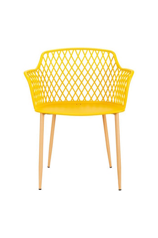 4 cadeirões de exterior Malaga Amarelo