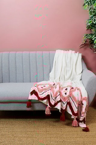 Manta de sofá Rosa - 130 x 170 cm