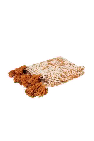 Manta de sofá Ocre - 120 x 150 cm