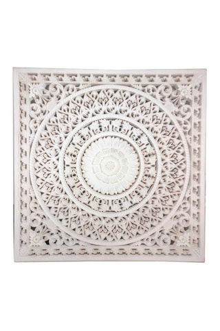 Decoração de parede Branco - 80 x 8,50 x 81,51 cm