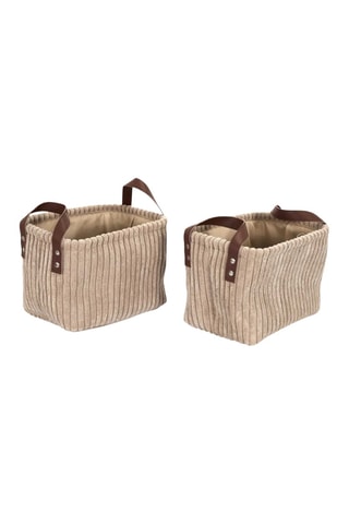 3 cestos de arrumação - Toupeira - 20 x 36 x 26 / 23 x 20 x 16 cm