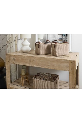 3 cestos de arrumação - Toupeira - 20 x 36 x 26 / 23 x 20 x 16 cm