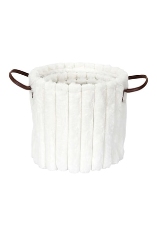 3 cestos de arrumação - 30 x 30 / 25 x 25 / 20 x 20 cm - Branco