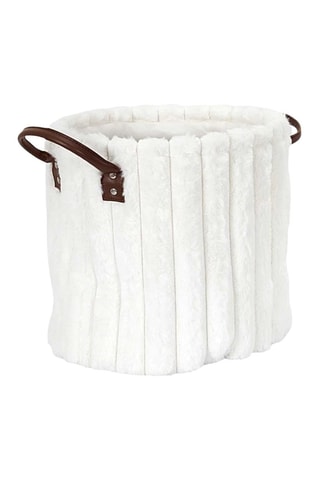 3 cestos de arrumação - 30 x 30 / 25 x 25 / 20 x 20 cm - Branco