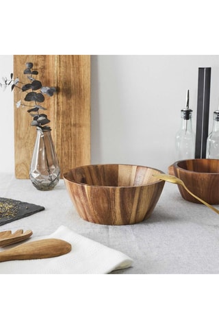 Saladeira em acácia - 20 cl