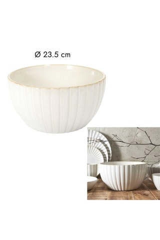 Saladeira de grés - 23,5 cm