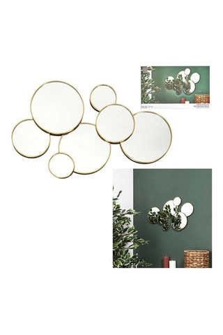 Espelho - 57 x 35 x 1 cm - Dourado