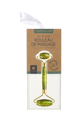 Rolo de jade para massajar Verde e dourado - Cor aleatória