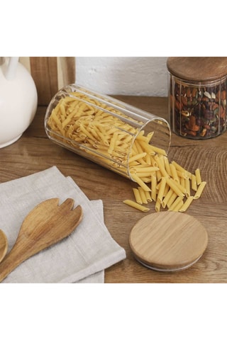 Caixa de conservação em vidro e madeira de acácia - 70 cl