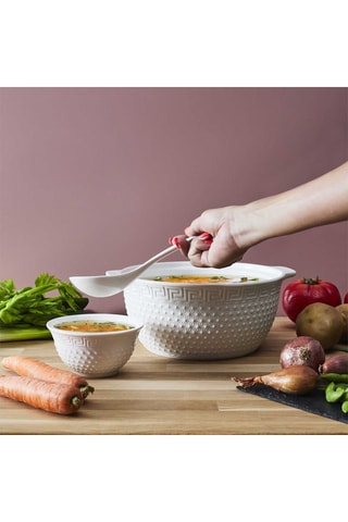 Serviço para sopa de porcelana - 8 peças