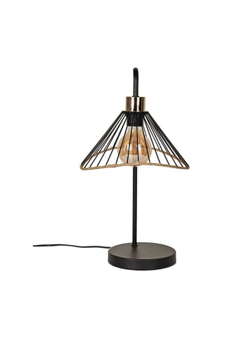 Candeeiro de mesa em rotim - Natural