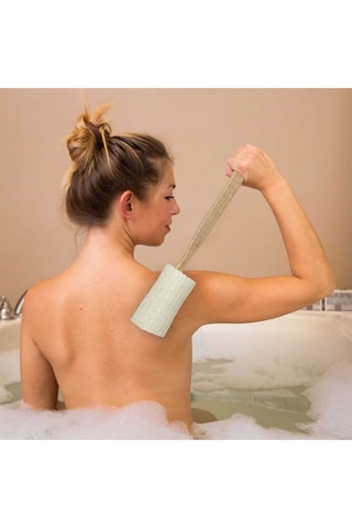 Escova de costas em bambu - Natural