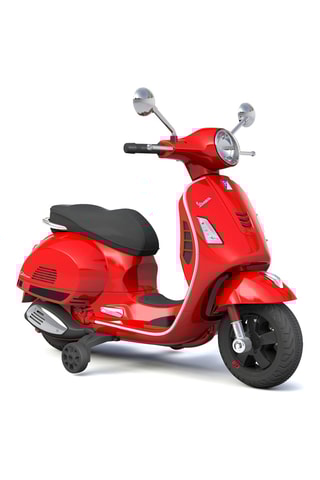 Moto porteur électrique Vespa LED - Dès 3 ans - Jusqu’à 30 kg