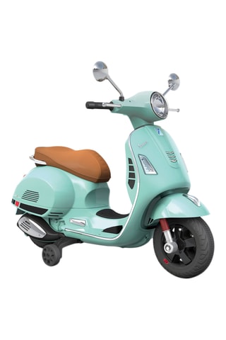Moto porteur électrique Vespa LED - Dès 3 ans - Jusqu’à 30 kg