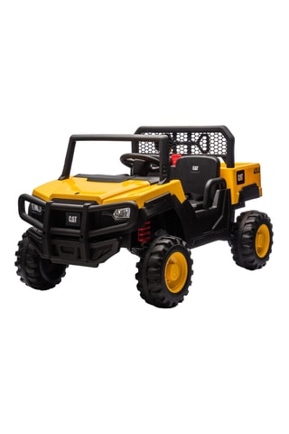 Voiture porteur Caterpillar UTV 2 places - Dès 3 ans - Jusqu'à 30 kg