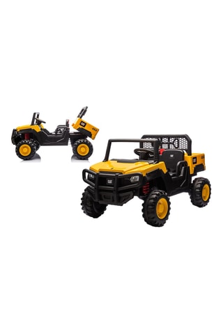 Voiture porteur Caterpillar UTV 2 places - Dès 3 ans - Jusqu'à 30 kg