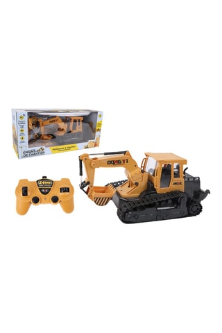 Camion pelleteuse à chenilles radiocommandé - Dès 3 ans - 5 km/h
