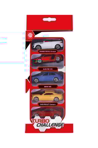 5 voitures - Modèle Aléatoire - Dès 3 ans 