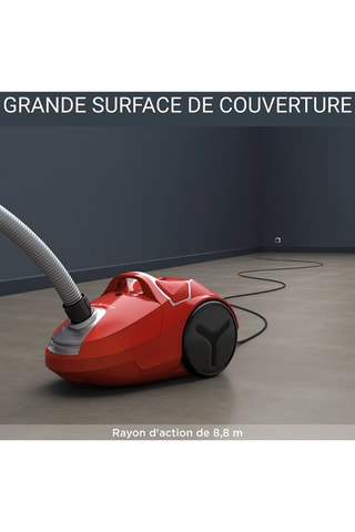 Aspirateur avec sac Compact Power "Parquet" - 900 W