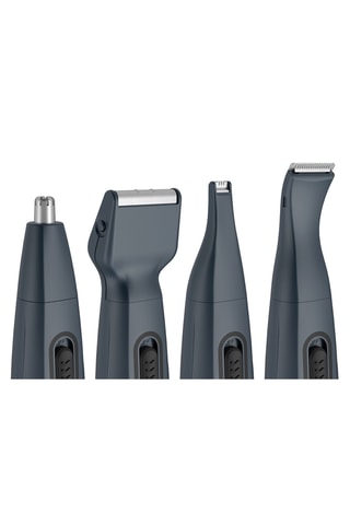 Ensemble 8-en-1 Tondeuse barbe Mini Grooming - Acier inoxydable