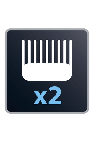 Ensemble 8-en-1 Tondeuse barbe Mini Grooming - Acier inoxydable