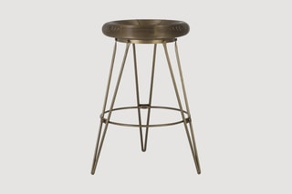 Tabouret de bar - Doré