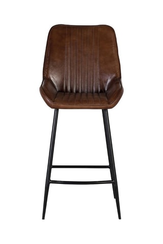 Tabouret en cuir - 48 x 108 x 60 cm