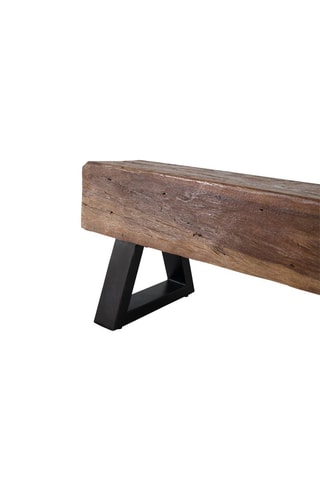 Banc  -  Naturel et noir