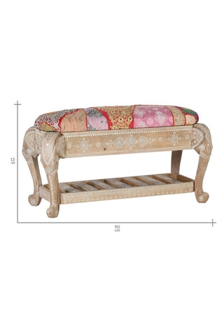 Banc - Naturel et multicolore