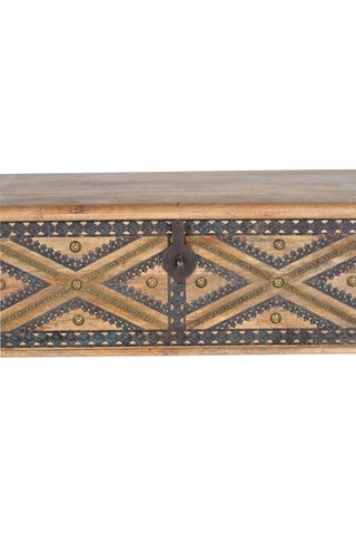 Coffre - Naturel et noir