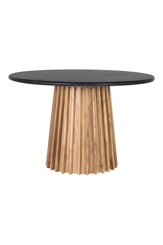 Table à manger - Marron et noir