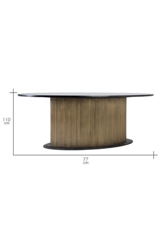 Table à manger en manguier - 220 x 77 x 110 cm