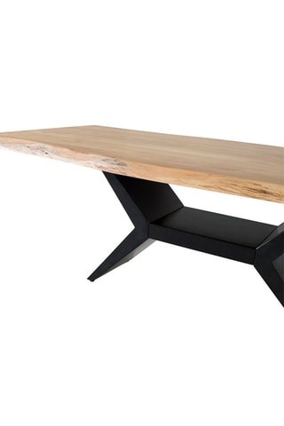 Table à manger en bois d’acacia - 220 x 75 x 110 cm